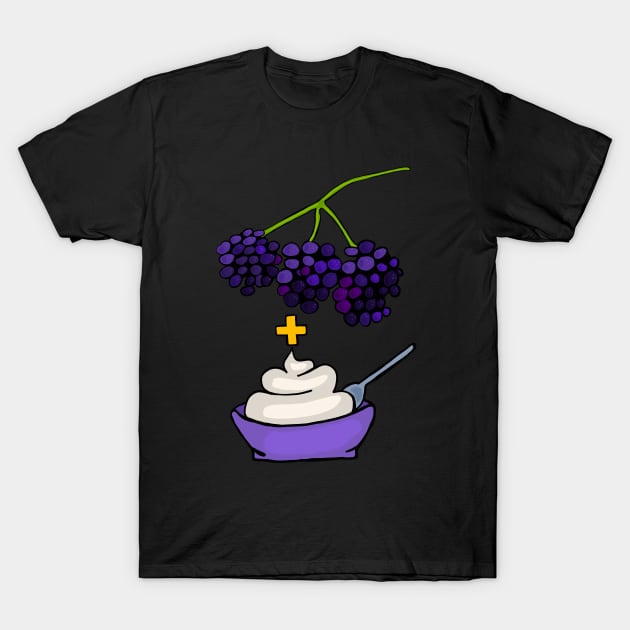 Berries and Cream T-Shirt by wildjellybeans